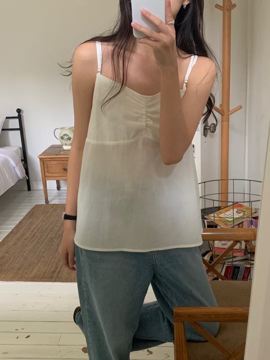 OBOE韓國代購㊣女士新品熱賣推薦職業休閑25春夏人氣吊帶背心OBOE吊帶/背心