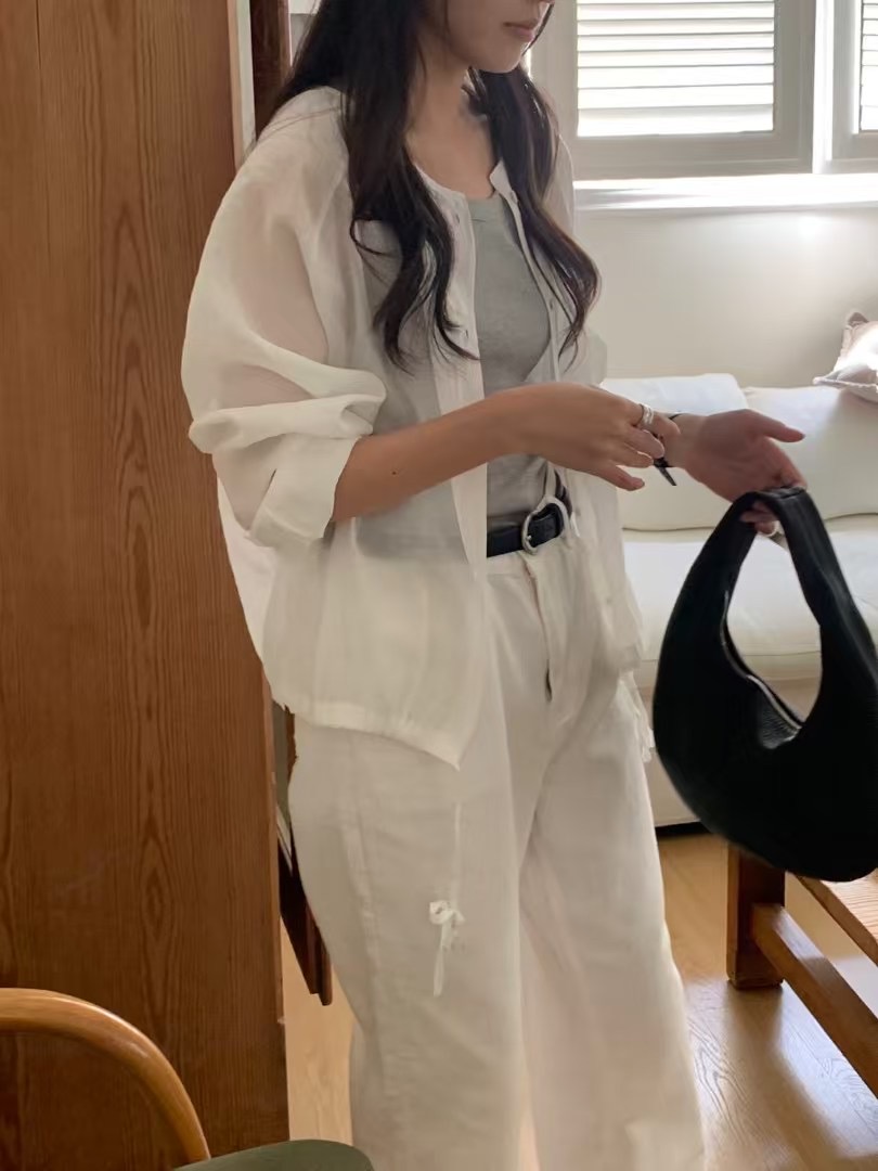 OBOE東大門㊣實拍女士新款真品職業推薦熱賣人氣襯衫蕾絲衫OBOE襯衫/蕾絲衫