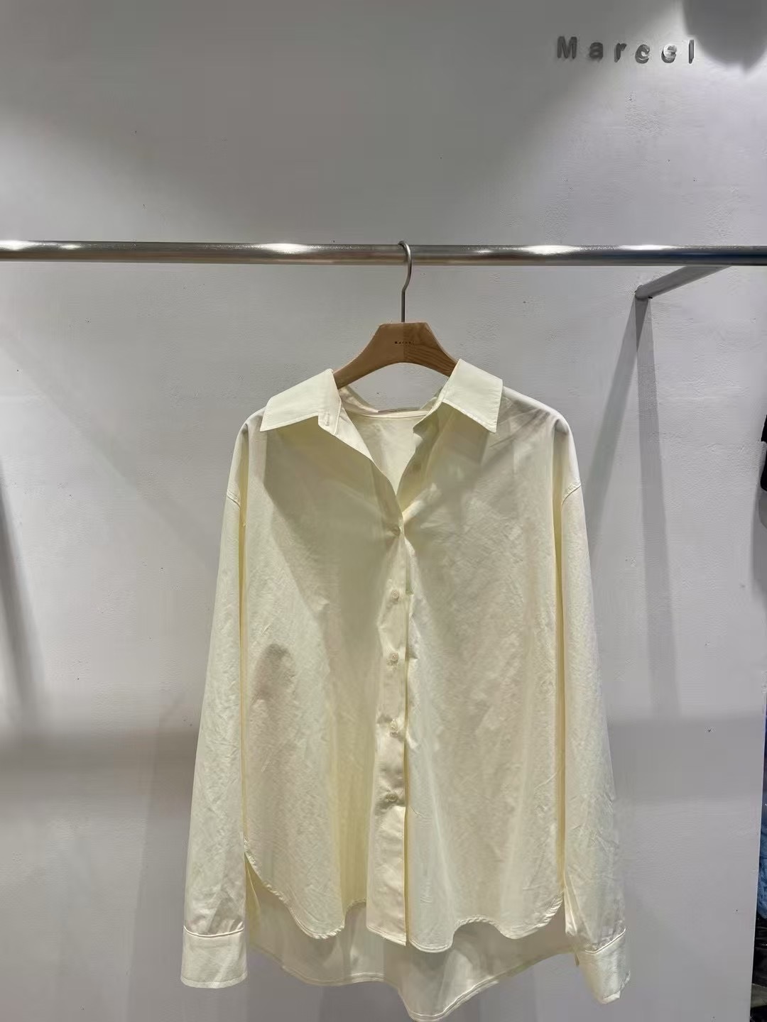 MARCEL韓國代購㊣女裝新品休閑推薦25春夏職業真品襯衫蕾絲衫MARCEL襯衫/蕾絲衫