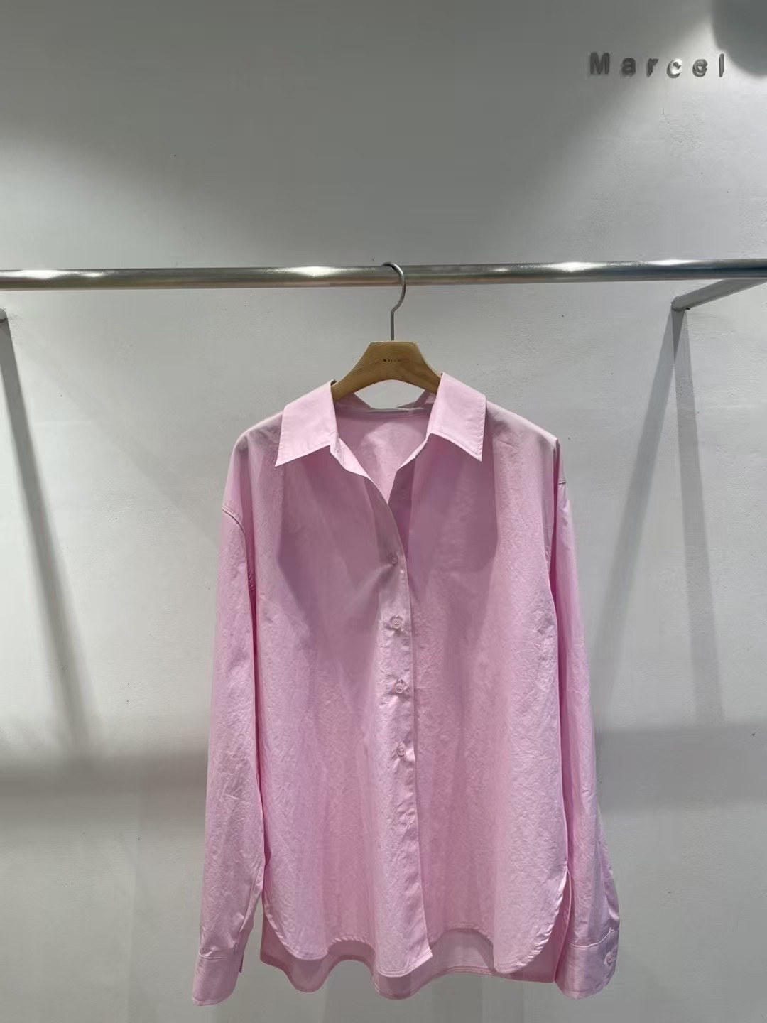 MARCEL韓國代購㊣女裝新品休閑推薦25春夏職業真品襯衫蕾絲衫MARCEL襯衫/蕾絲衫