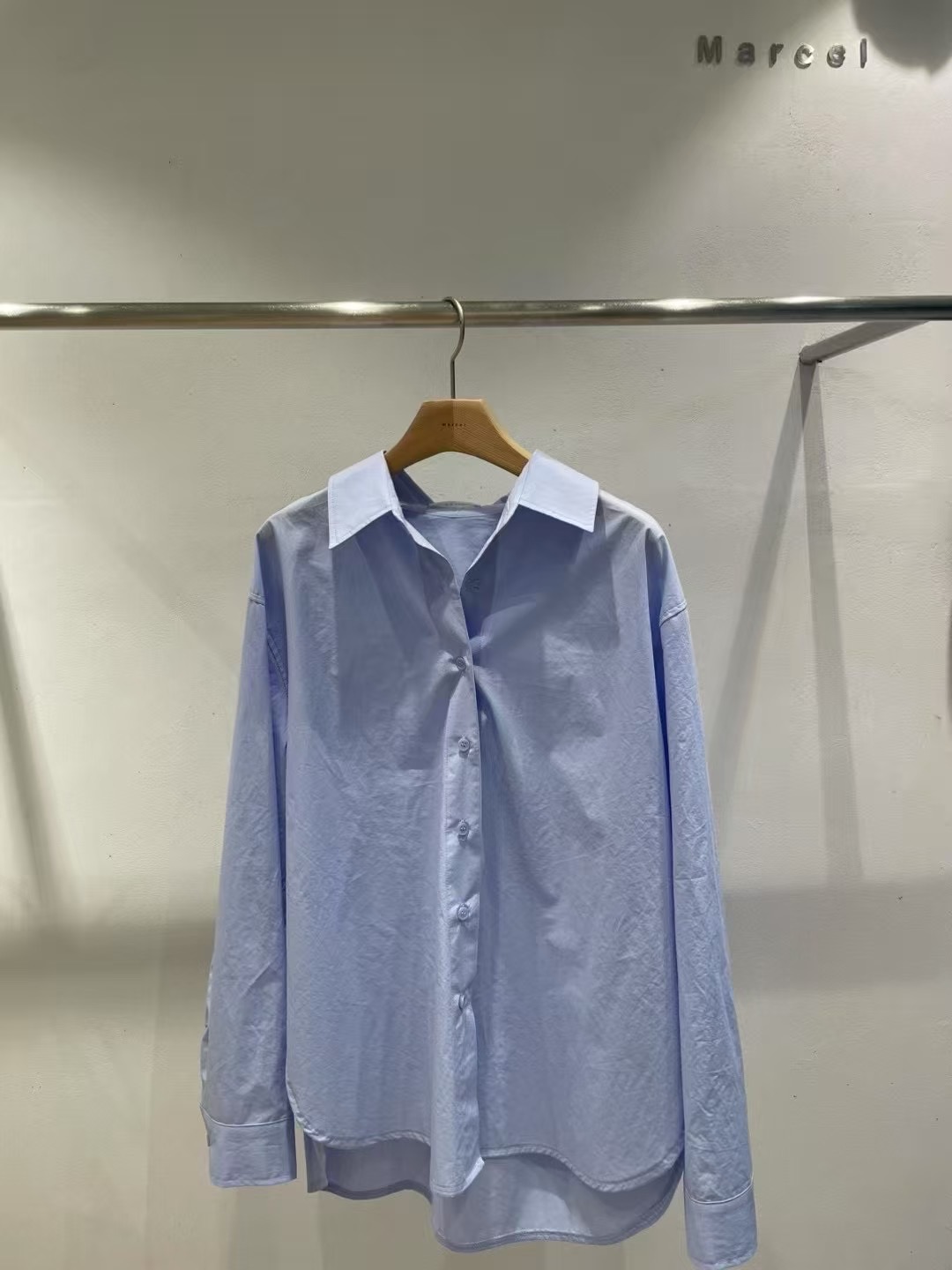 MARCEL韓國代購㊣女裝新品休閑推薦25春夏職業真品襯衫蕾絲衫MARCEL襯衫/蕾絲衫圖色4