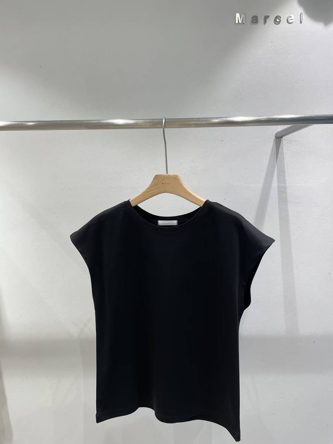 MARCEL韓國直郵㊣女士新品休閑熱賣25春夏職業推薦時尚人氣T恤MARCELT恤圖色2