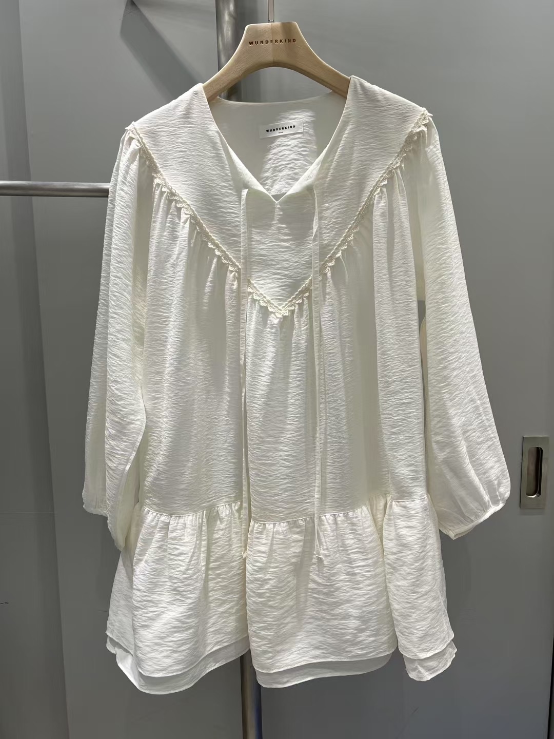 WUNDERKIND韓國代購㊣女士新款時尚25春夏真品人氣休閑連衣裙WUNDERKIND連衣裙