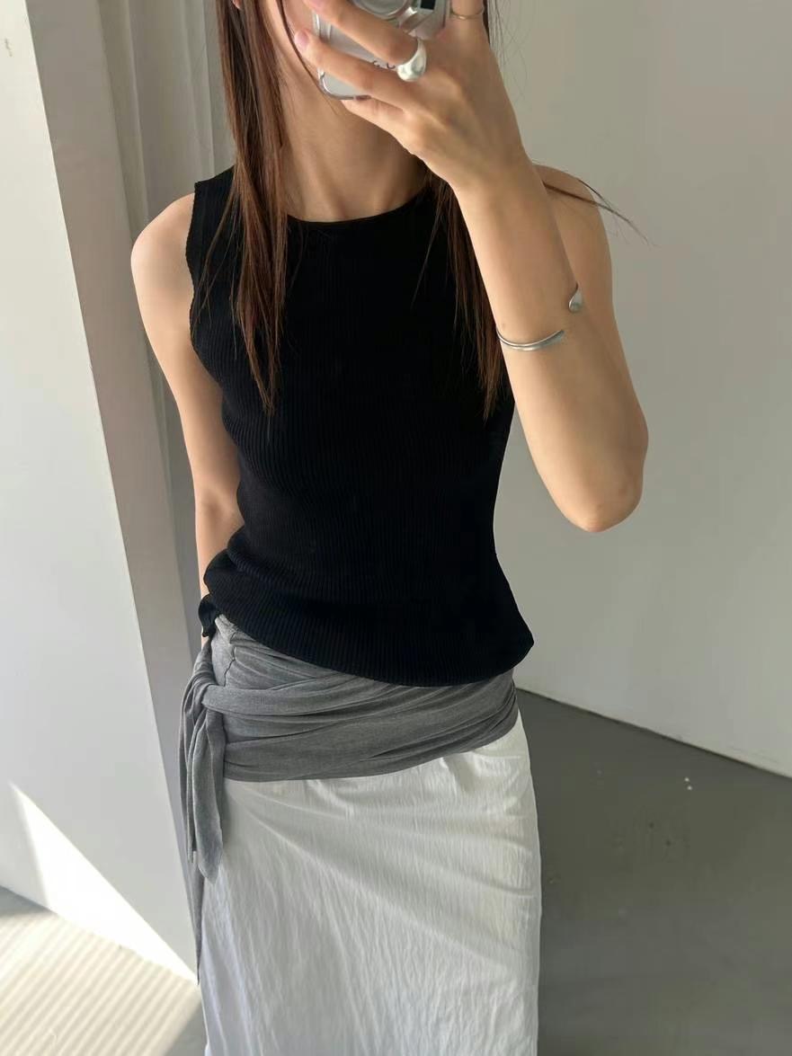 GAMGAK東大門㊣直郵女裝新款人氣推薦休閑熱賣25春夏吊帶背心GAMGAK吊帶/背心圖色2