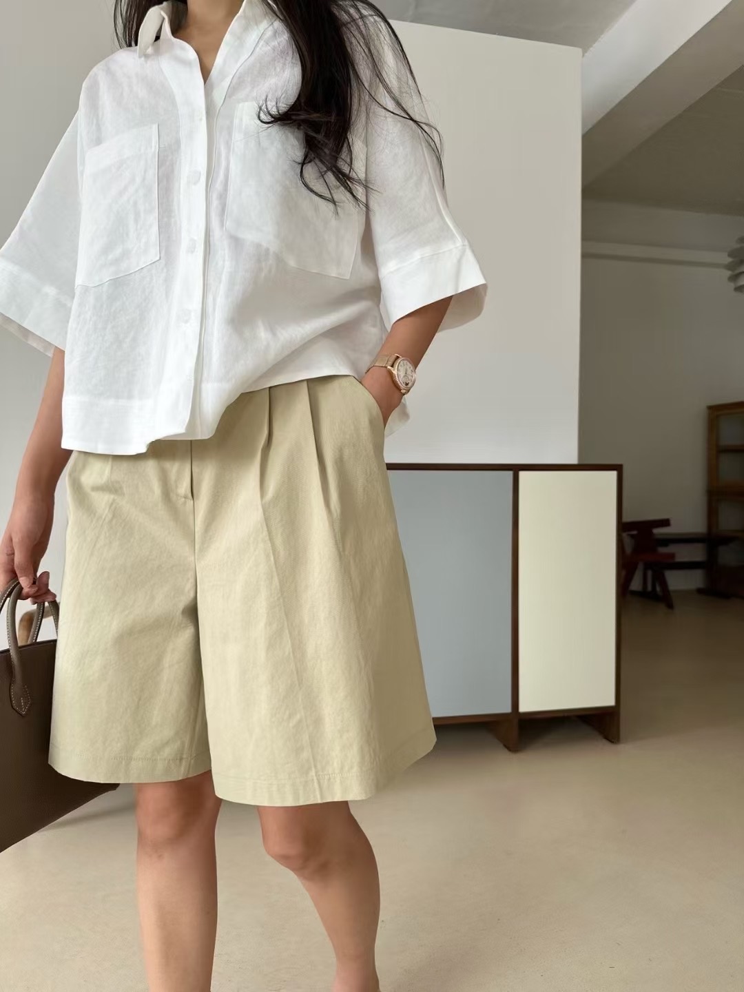 KIND-카인드-OT東大門㊣直郵女士新品熱賣休閑25春夏短褲KIND-ot短褲圖色3