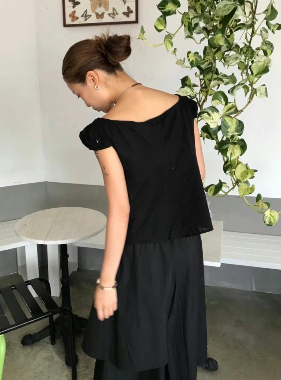 GAMGAK韓國代購㊣女裝新款人氣時尚真品熱賣休閑襯衫蕾絲衫GAMGAK襯衫/蕾絲衫