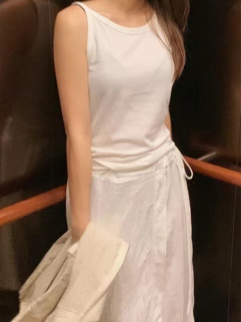 GAMGAK東大門㊣代購女裝新品25春夏休閑職業時尚熱賣吊帶背心GAMGAK吊帶/背心