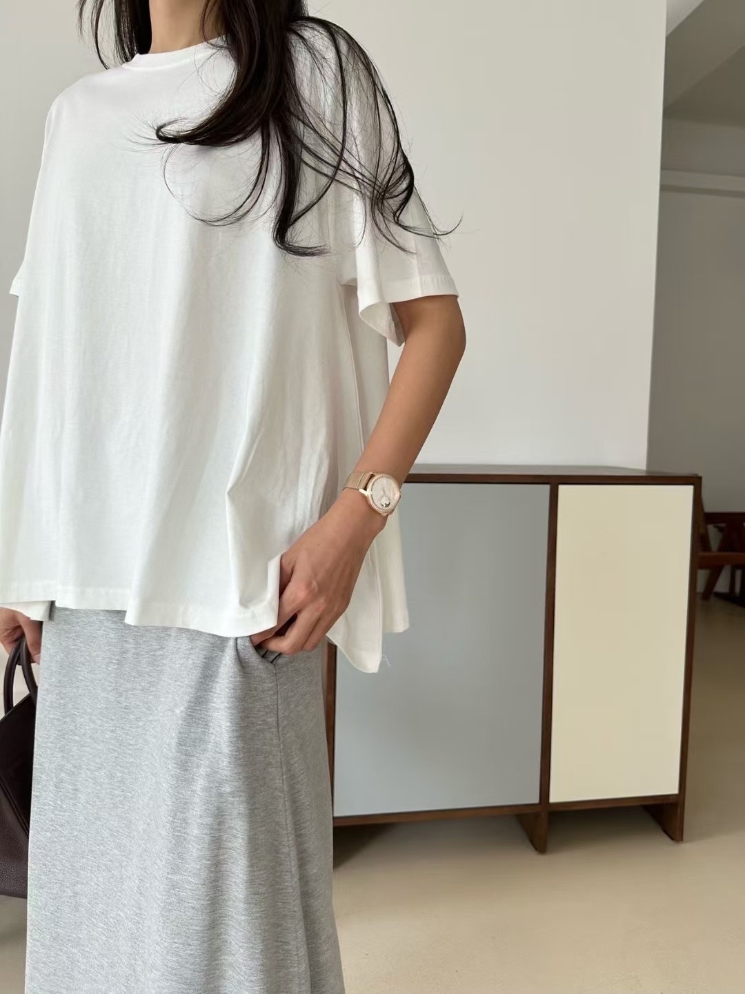KIND-카인드-OT東大門㊣實拍女裝新品25春夏人氣熱賣休閑T恤KIND-otT恤