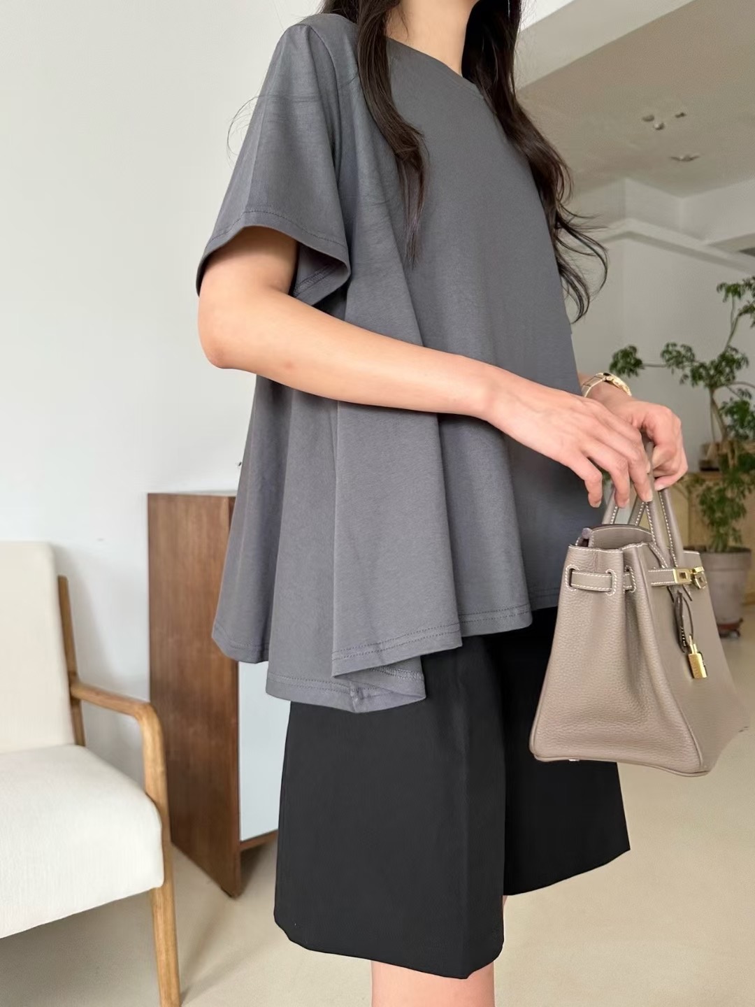 KIND-카인드-OT東大門㊣實拍女裝新品25春夏人氣熱賣休閑T恤KIND-otT恤圖色3