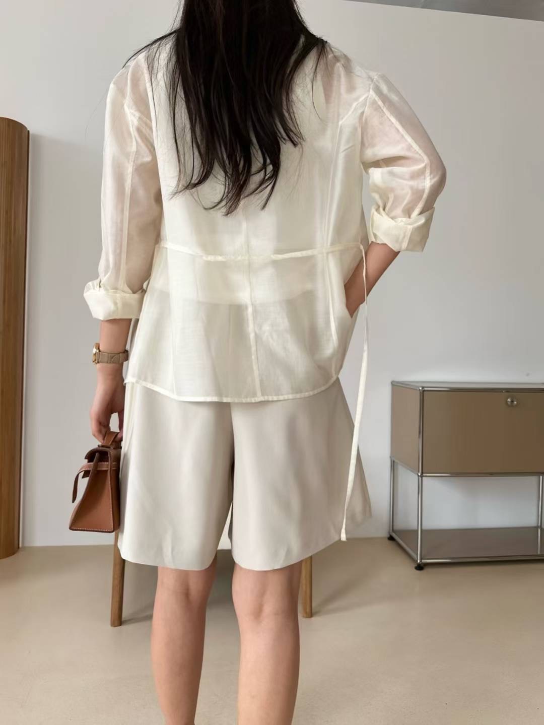 KIND-카인드-OT東大門㊣直郵女士新品25春夏夾克透明雙層KIND-ot夾克
