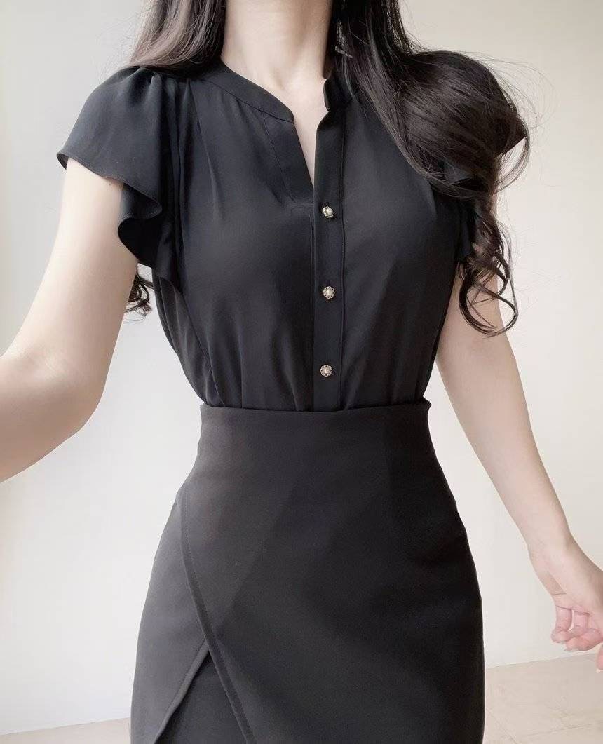 OLIVIA韓國直郵㊣女士新款熱賣職業時尚休閑推薦襯衫蕾絲衫OLIVIA襯衫/蕾絲衫圖色4