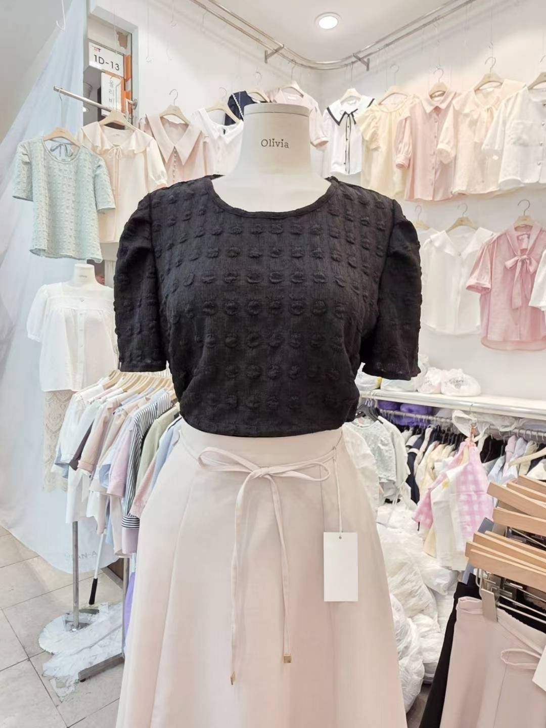 OLIVIA韓國代購㊣女士新品真品職業熱賣時尚人氣襯衫蕾絲衫OLIVIA襯衫/蕾絲衫圖色3