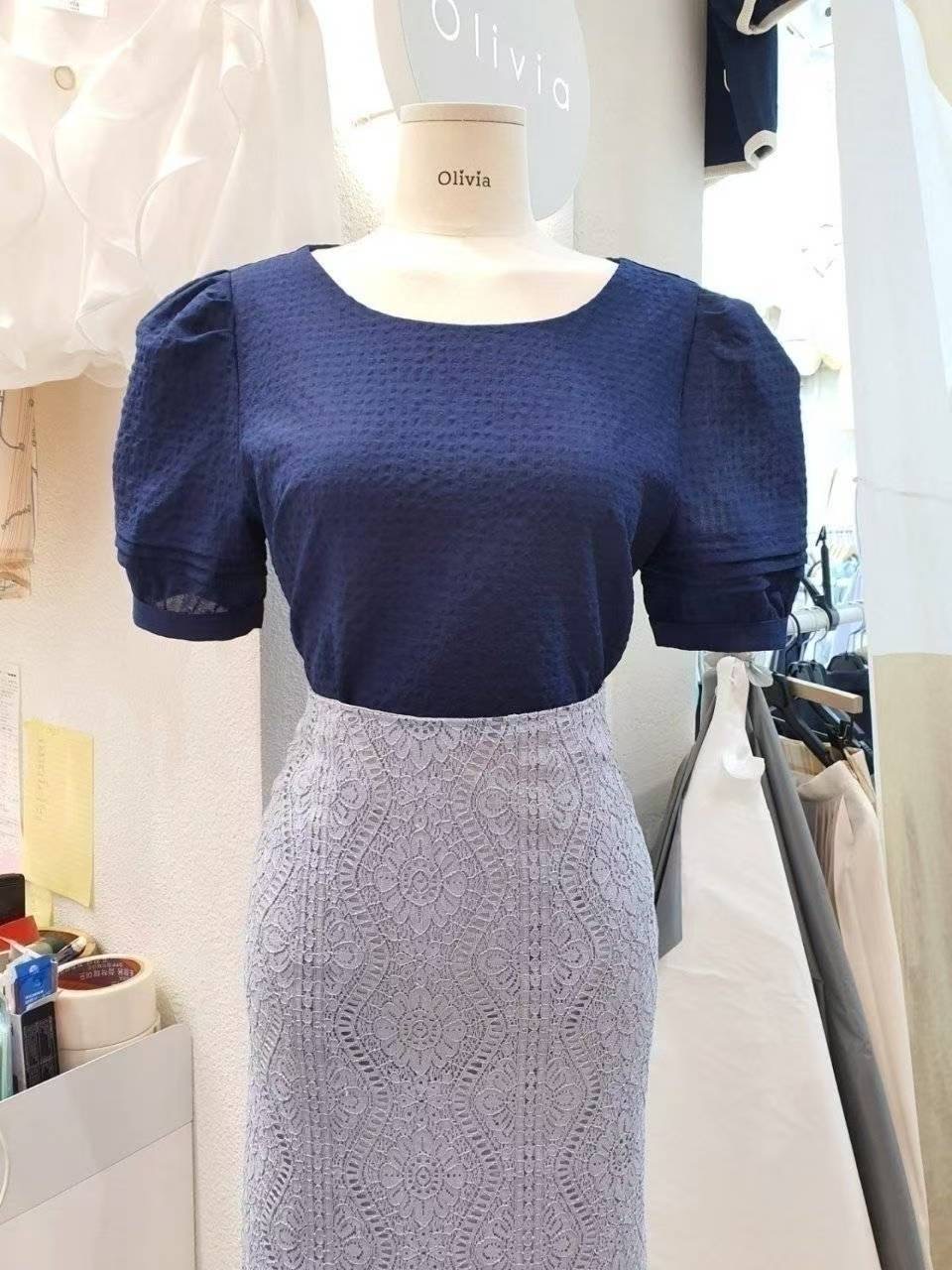 OLIVIA東大門㊣代購女裝新品真品25春夏休閑熱賣襯衫蕾絲衫OLIVIA襯衫/蕾絲衫圖色4