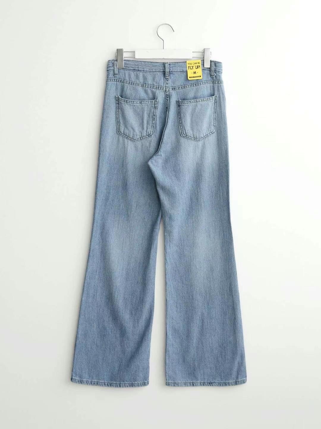 FLY DENIM東大門㊣直郵女裝新款真品人氣職業25春夏牛仔褲FLY DENIM牛仔褲