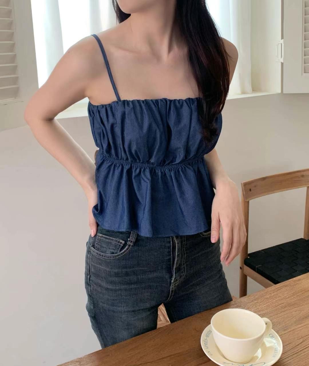 JAYDOC東大門㊣代購女裝新款熱賣25春夏休閑時尚推薦吊帶背心JAYDOC吊帶/背心