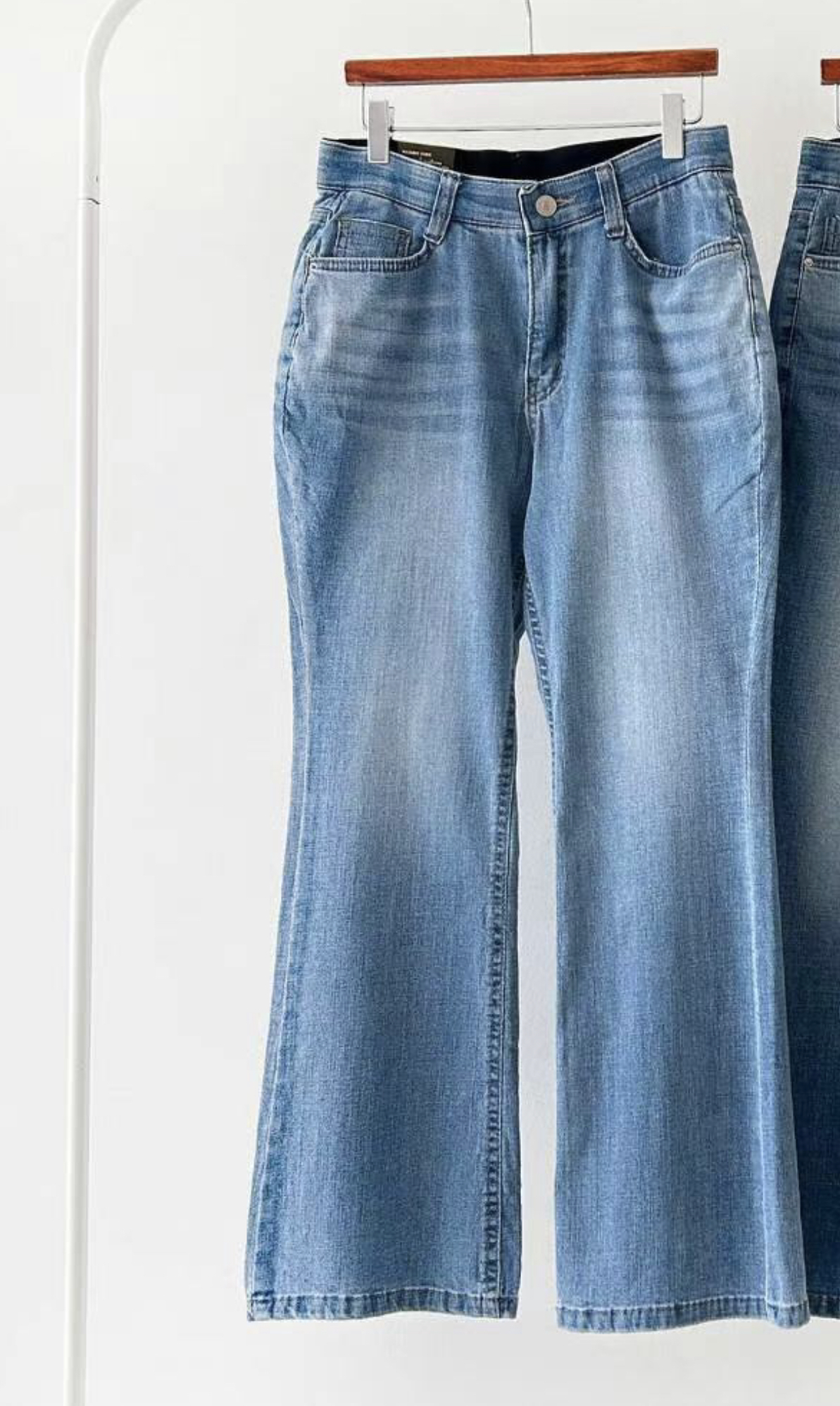 FLY DENIM東大門㊣代購女士新品熱賣人氣真品25春夏牛仔褲喇叭FLY DENIM牛仔褲