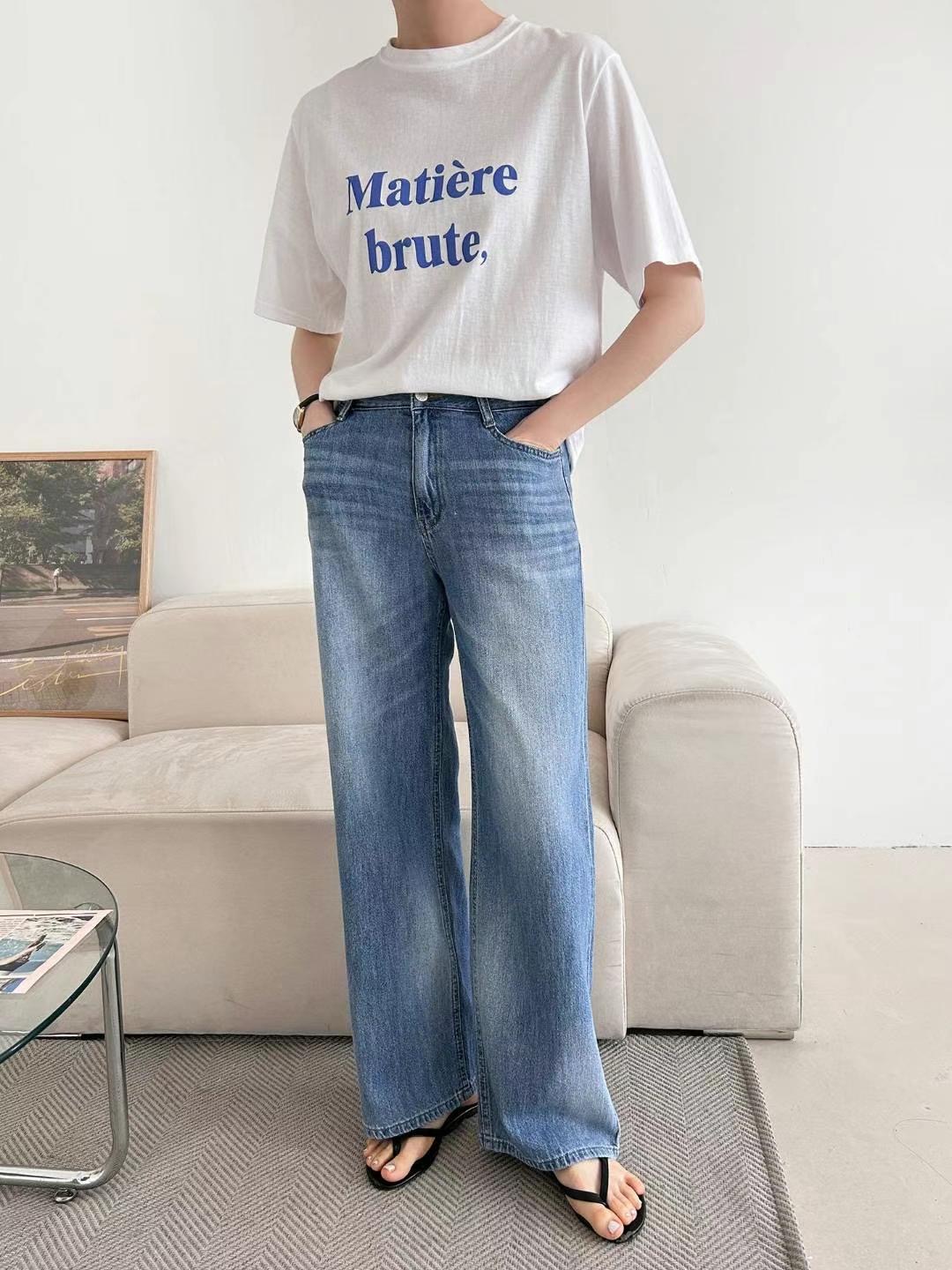 FLY DENIM東大門㊣實拍女裝新款熱賣推薦人氣休閑時尚牛仔褲FLY DENIM牛仔褲