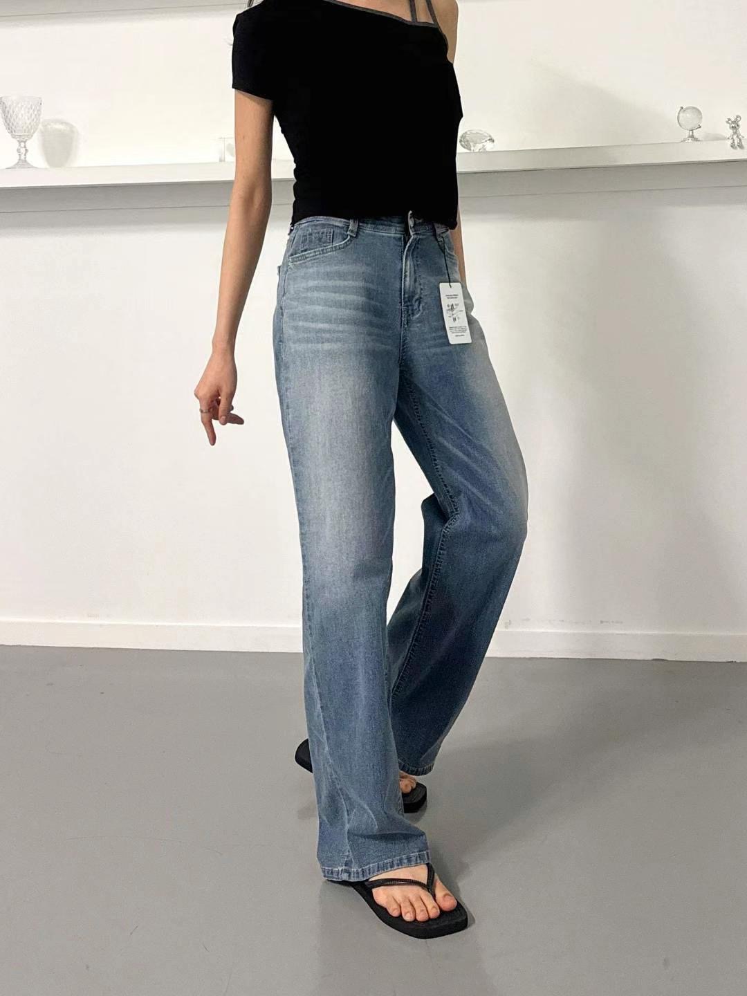 FLY DENIM東大門㊣實拍女士新品熱賣推薦休閑真品人氣牛仔褲FLY DENIM牛仔褲