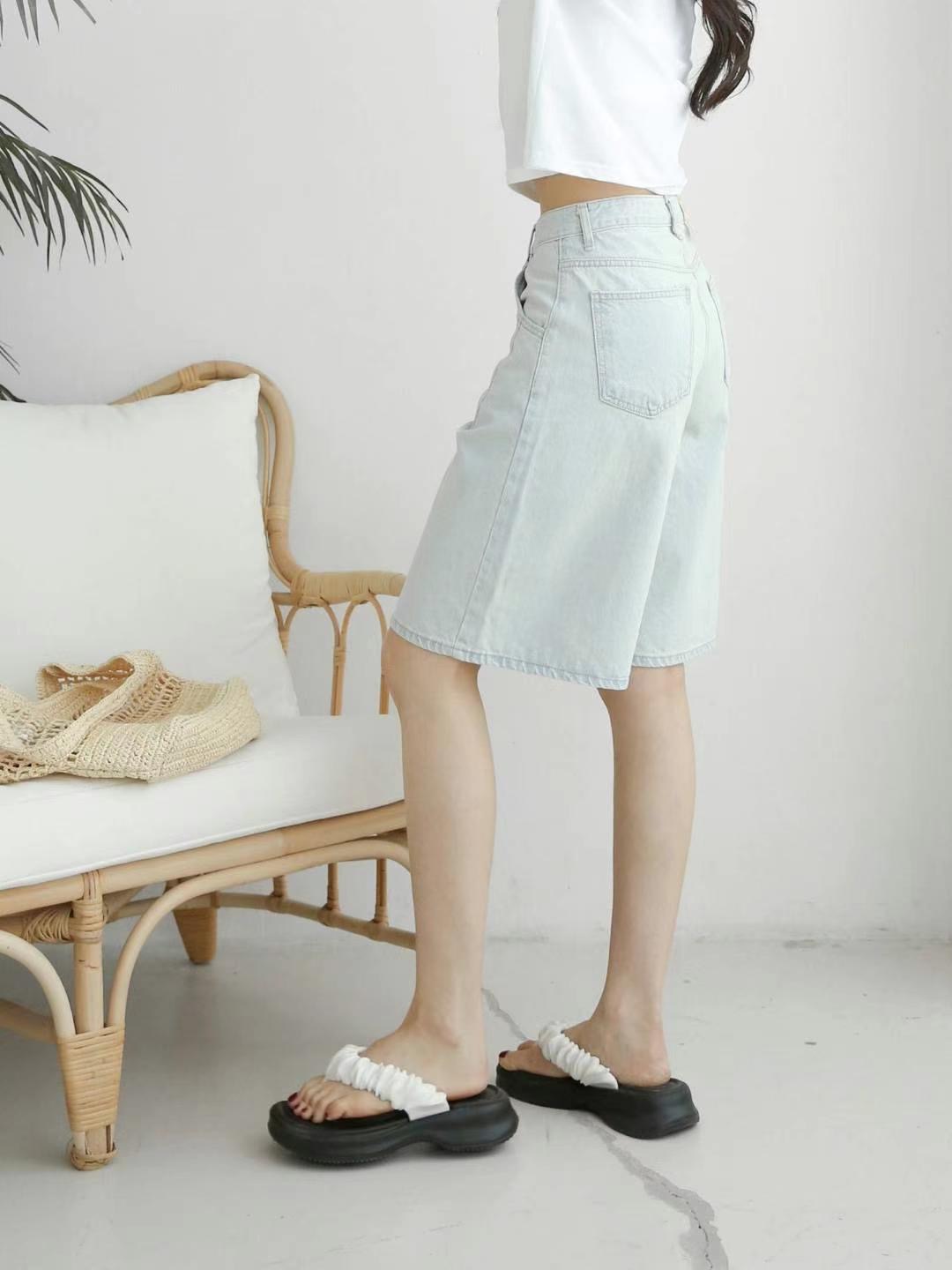 FLY DENIM東大門㊣代購女士新品人氣休閑熱賣25春夏時尚短褲FLY DENIM短褲