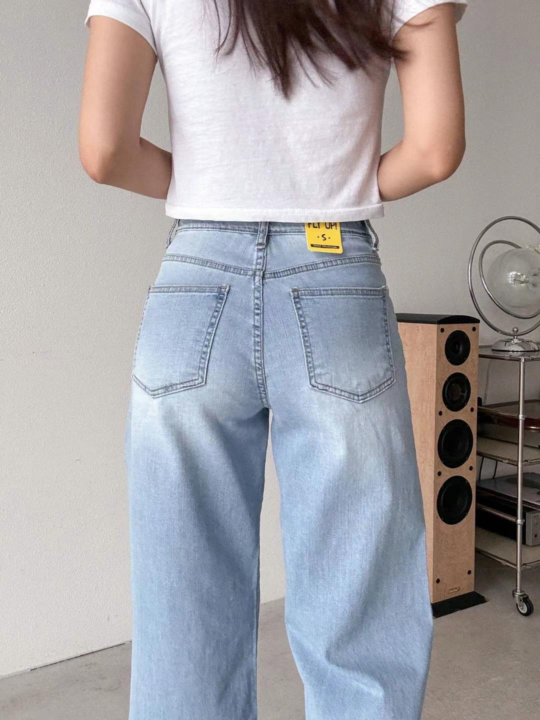 FLY DENIM東大門㊣代購女士新品職業熱賣真品25春夏牛仔褲FLY DENIM牛仔褲