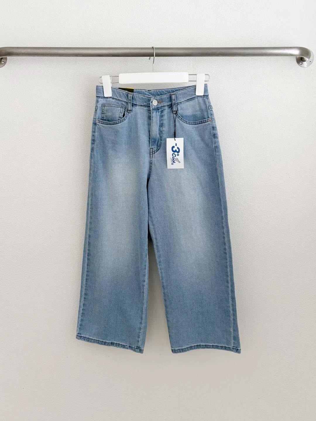 FLY DENIM東大門㊣代購女士新品職業熱賣真品25春夏牛仔褲FLY DENIM牛仔褲圖色1