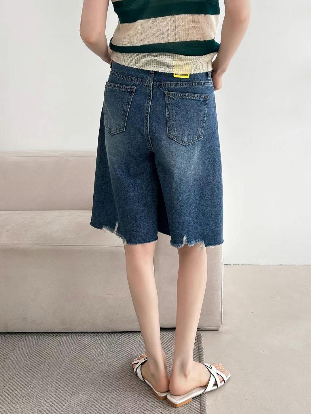 FLY DENIM韓國直郵㊣女士新款人氣休閑時尚25春夏熱賣短褲FLY DENIM短褲