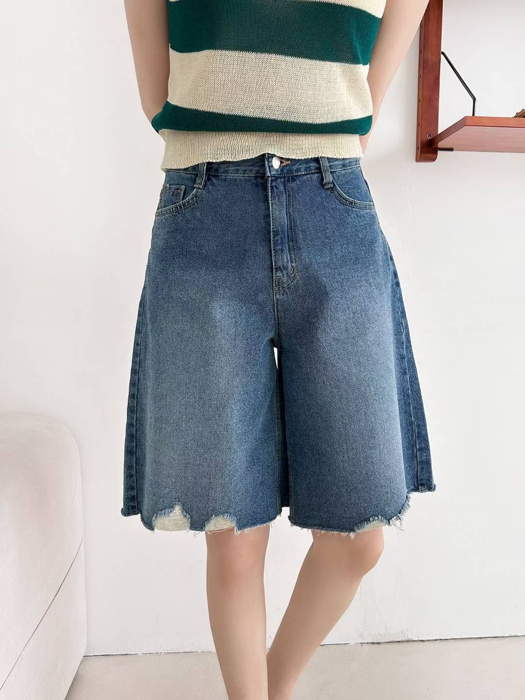 FLY DENIM韓國直郵㊣女士新款人氣休閑時尚25春夏熱賣短褲FLY DENIM短褲