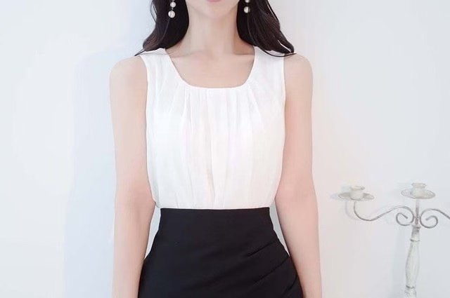OLIVIA韓國代購㊣女裝新款熱賣25春夏職業時尚推薦吊帶背心OLIVIA吊帶/背心圖色1
