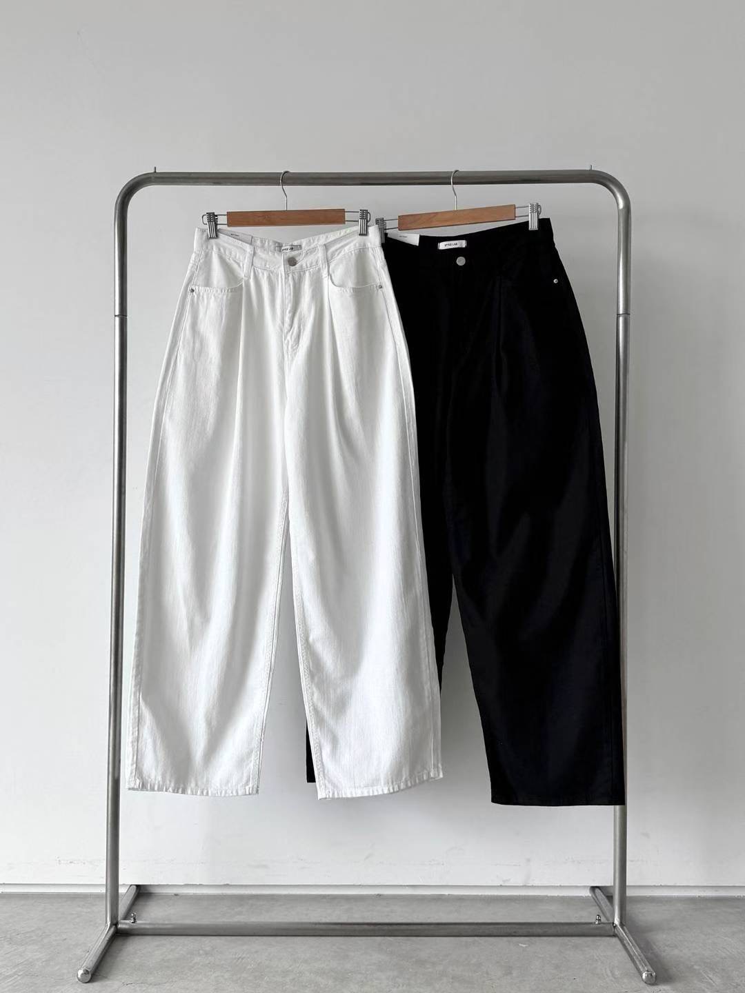 STYLE LAB韓國直郵㊣女裝新品25春夏推薦時尚真品職業牛仔褲STYLE LAB牛仔褲圖色2左二色