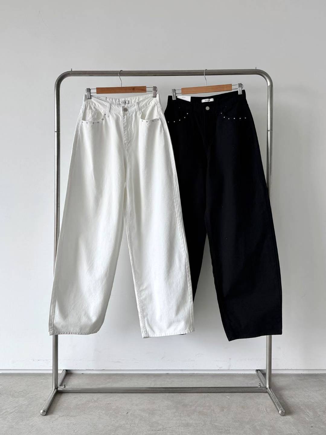 STYLE LAB韓國直郵㊣女裝新品人氣休閑真品25春夏時尚牛仔褲STYLE LAB牛仔褲
