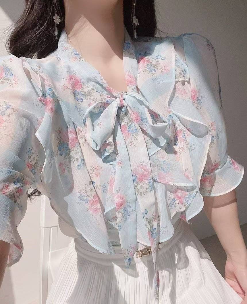 OLIVIA東大門㊣實拍女裝新品推薦真品25春夏休閑襯衫蕾絲衫OLIVIA襯衫/蕾絲衫