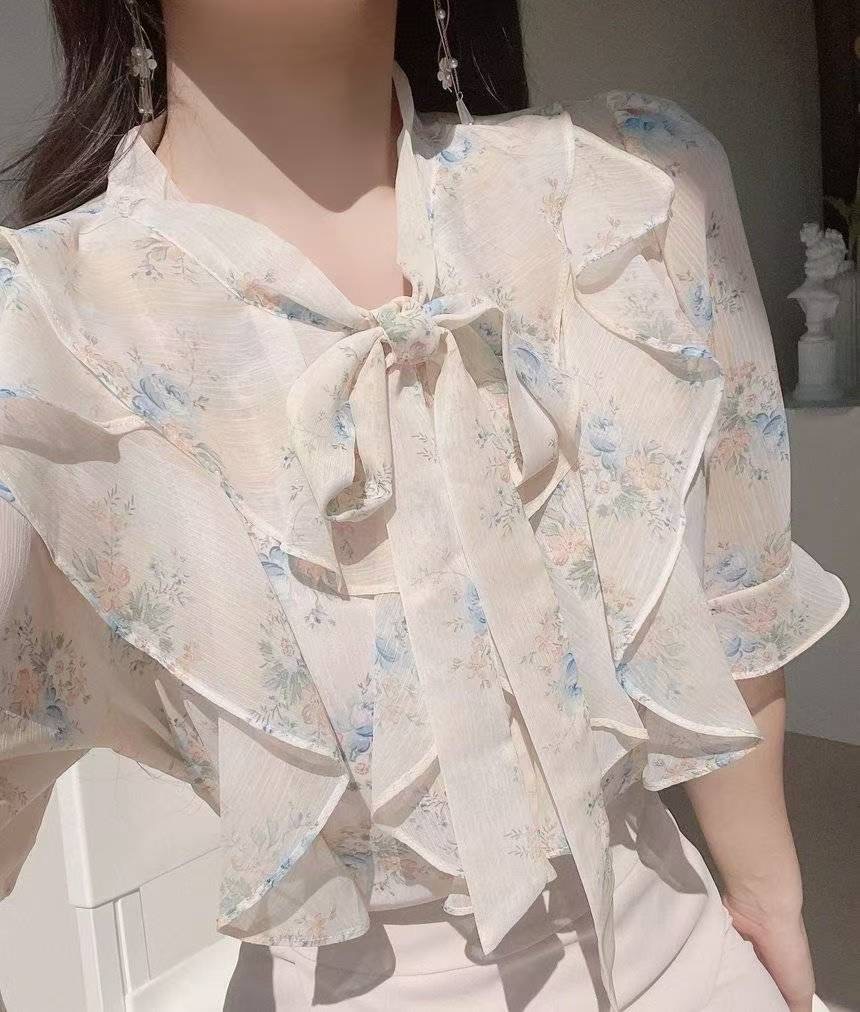 OLIVIA東大門㊣實拍女裝新品推薦真品25春夏休閑襯衫蕾絲衫OLIVIA襯衫/蕾絲衫圖色2