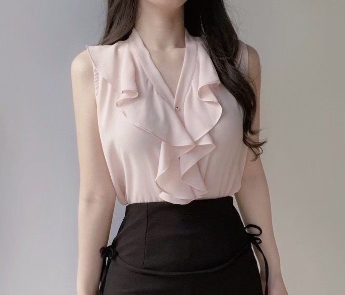 OLIVIA韓國直郵㊣女士新品25春夏休閑推薦職業熱賣襯衫蕾絲衫OLIVIA襯衫/蕾絲衫圖色3