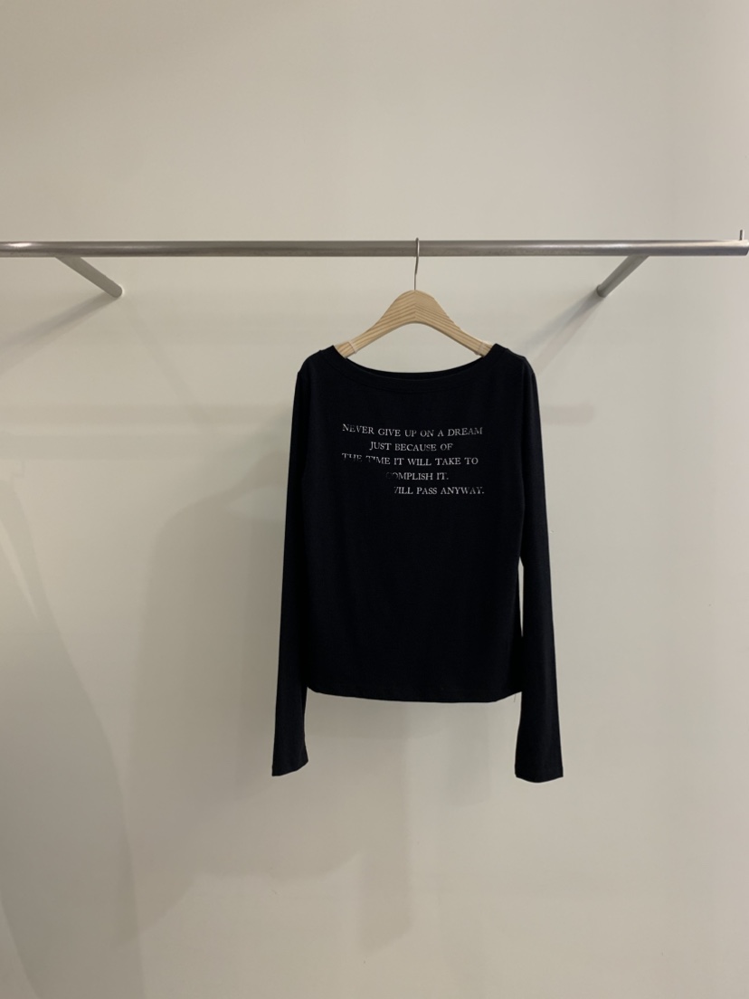 ZITTEN韓國代購㊣女裝新款真品職業休閑25春夏時尚熱賣長袖T恤ZITTEN長袖T恤圖色3