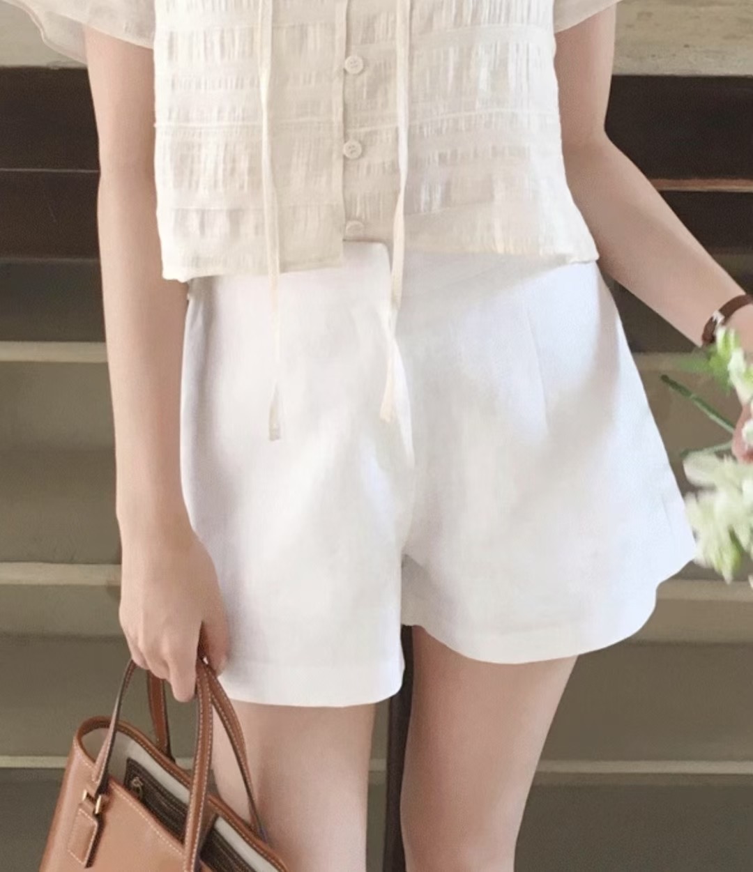 LUVLUV-럽럽-OT東大門㊣直郵女士新品真品25春夏職業短褲LUVLUV-럽럽-OT短褲