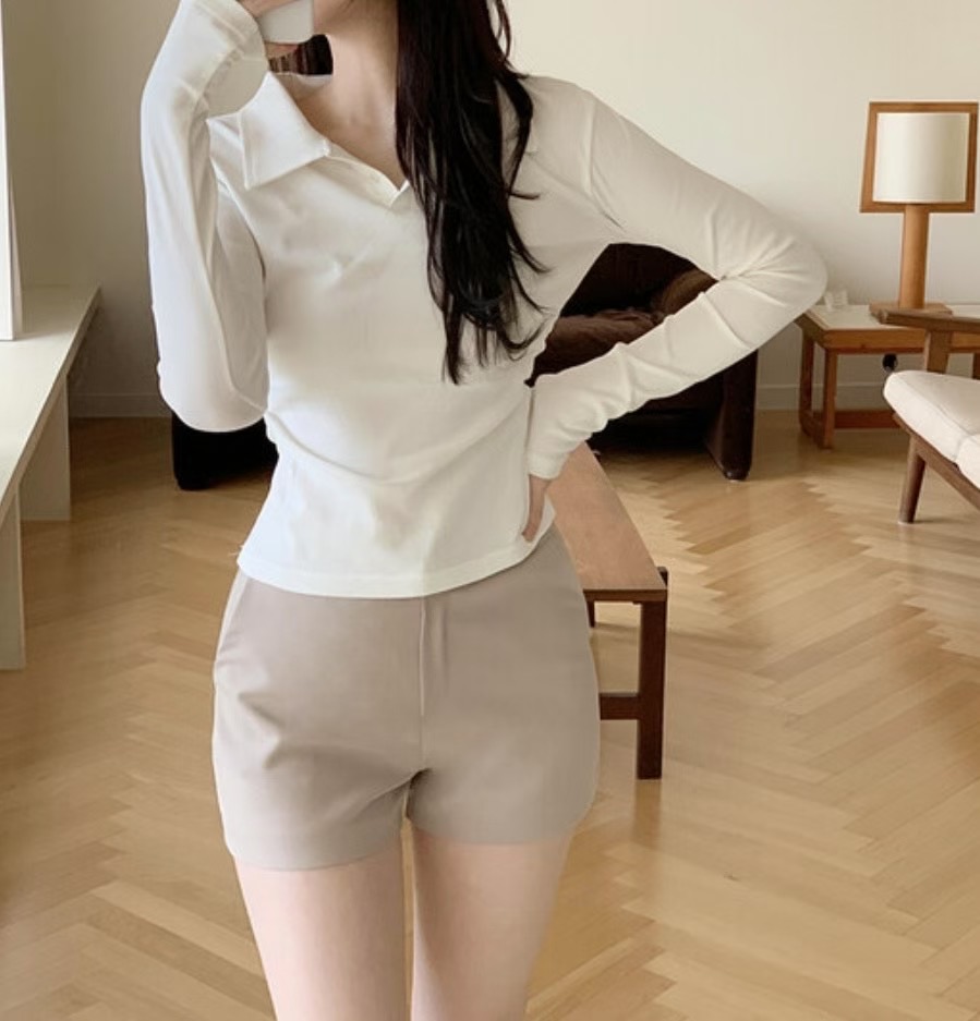 LUVLUV-럽럽-OT韓國代購㊣女士新款推薦職業25春夏熱賣短褲LUVLUV-럽럽-OT短褲圖色2