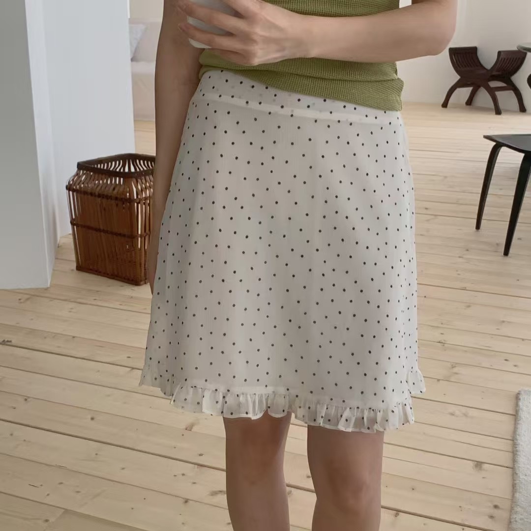 BREEZE-OT東大門㊣代購女裝新品職業人氣推薦真品短裙荷葉邊BREEZE-OT短裙