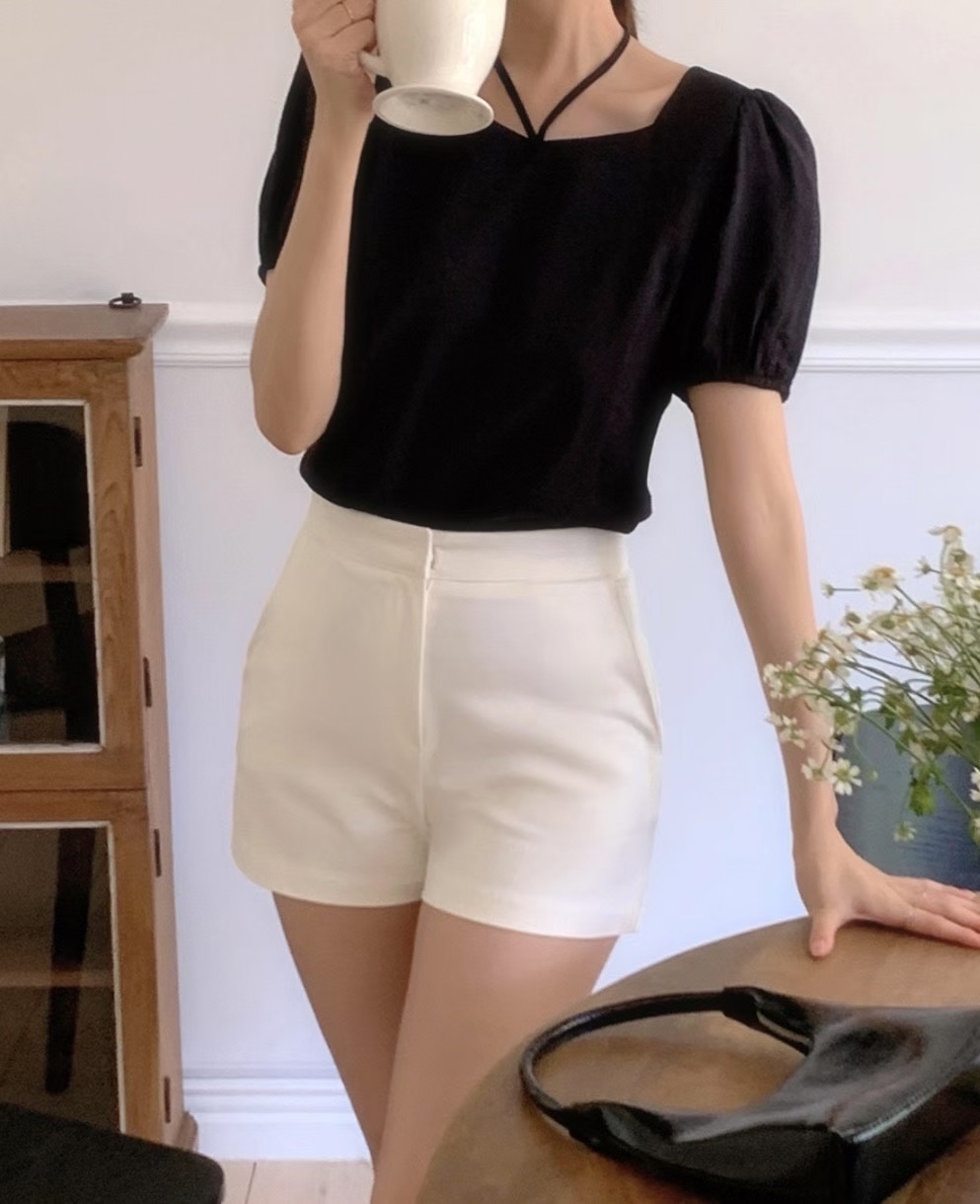 LUVLUV-럽럽-OT韓國代購㊣女裝新品25春夏職業時尚真品短褲LUVLUV-럽럽-OT短褲