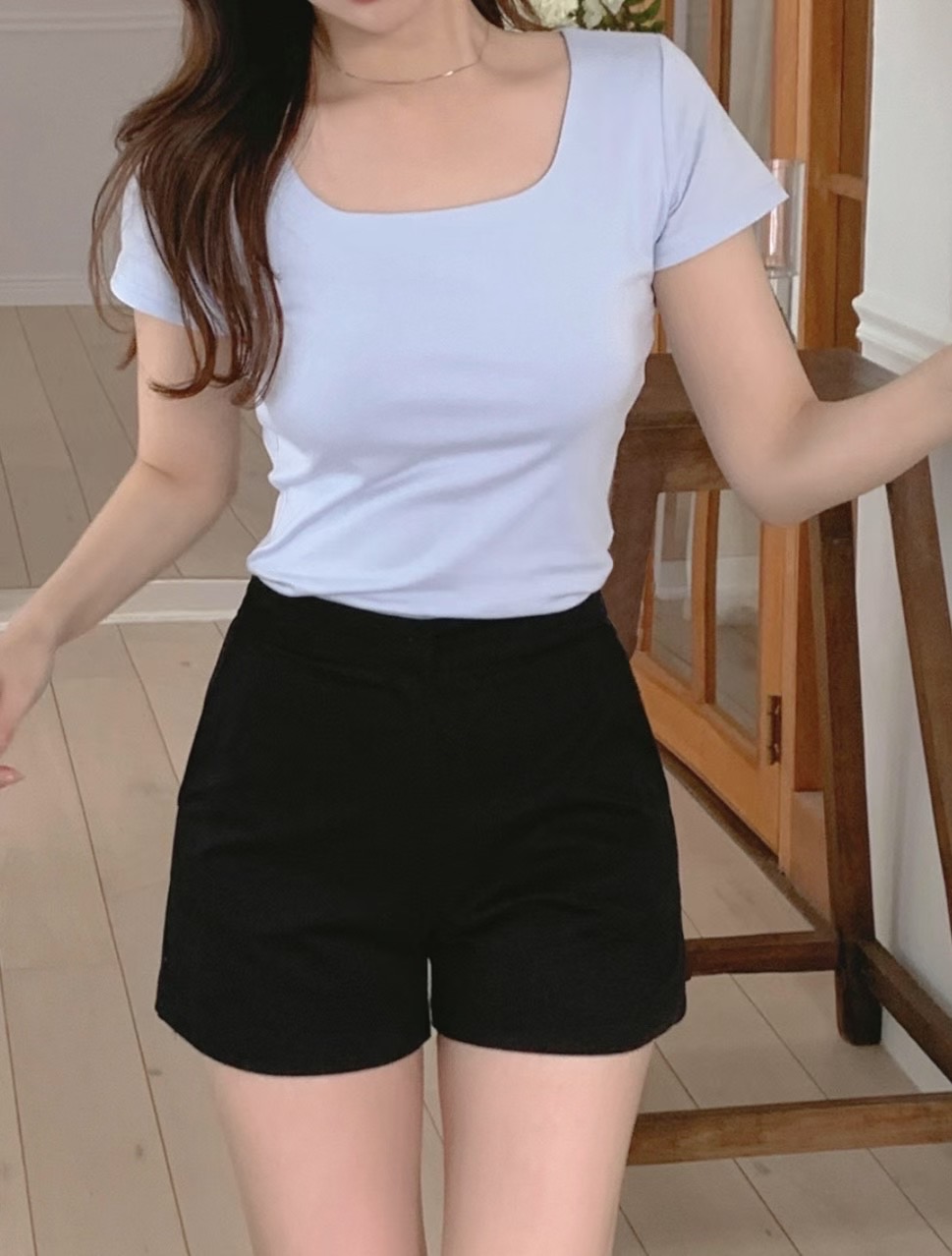 LUVLUV-럽럽-OT韓國代購㊣女裝新品25春夏職業時尚真品短褲LUVLUV-럽럽-OT短褲圖色2