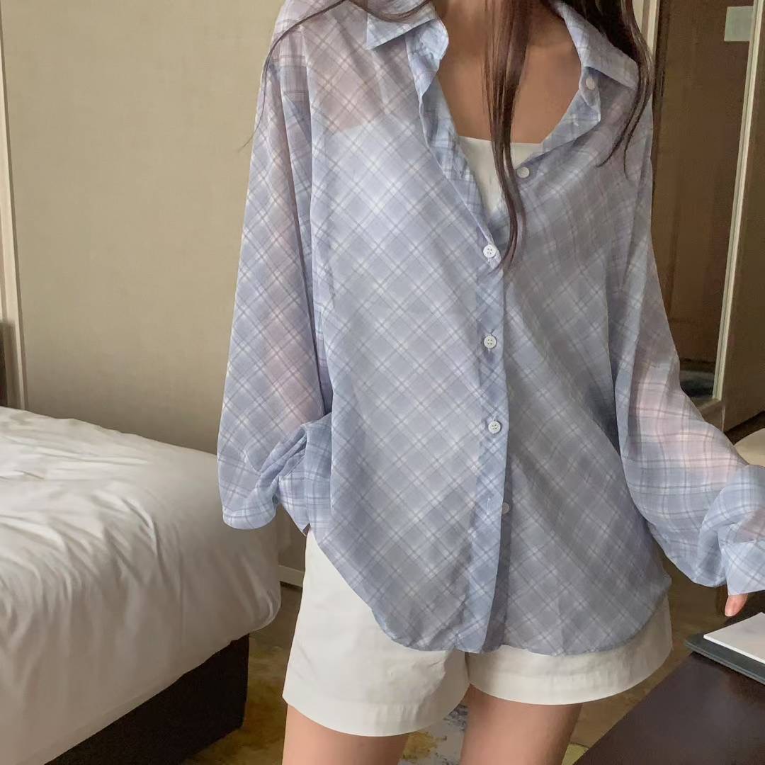 BREEZE-OT韓國直郵㊣女裝新款休閑職業25春夏時尚襯衫蕾絲衫BREEZE-OT襯衫/蕾絲衫圖色2
