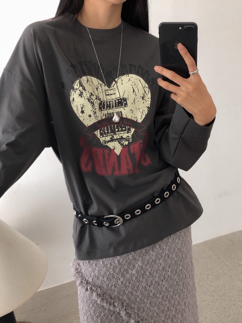 ZITTEN東大門㊣實拍女裝新品職業真品熱賣時尚人氣休閑長袖T恤ZITTEN長袖T恤