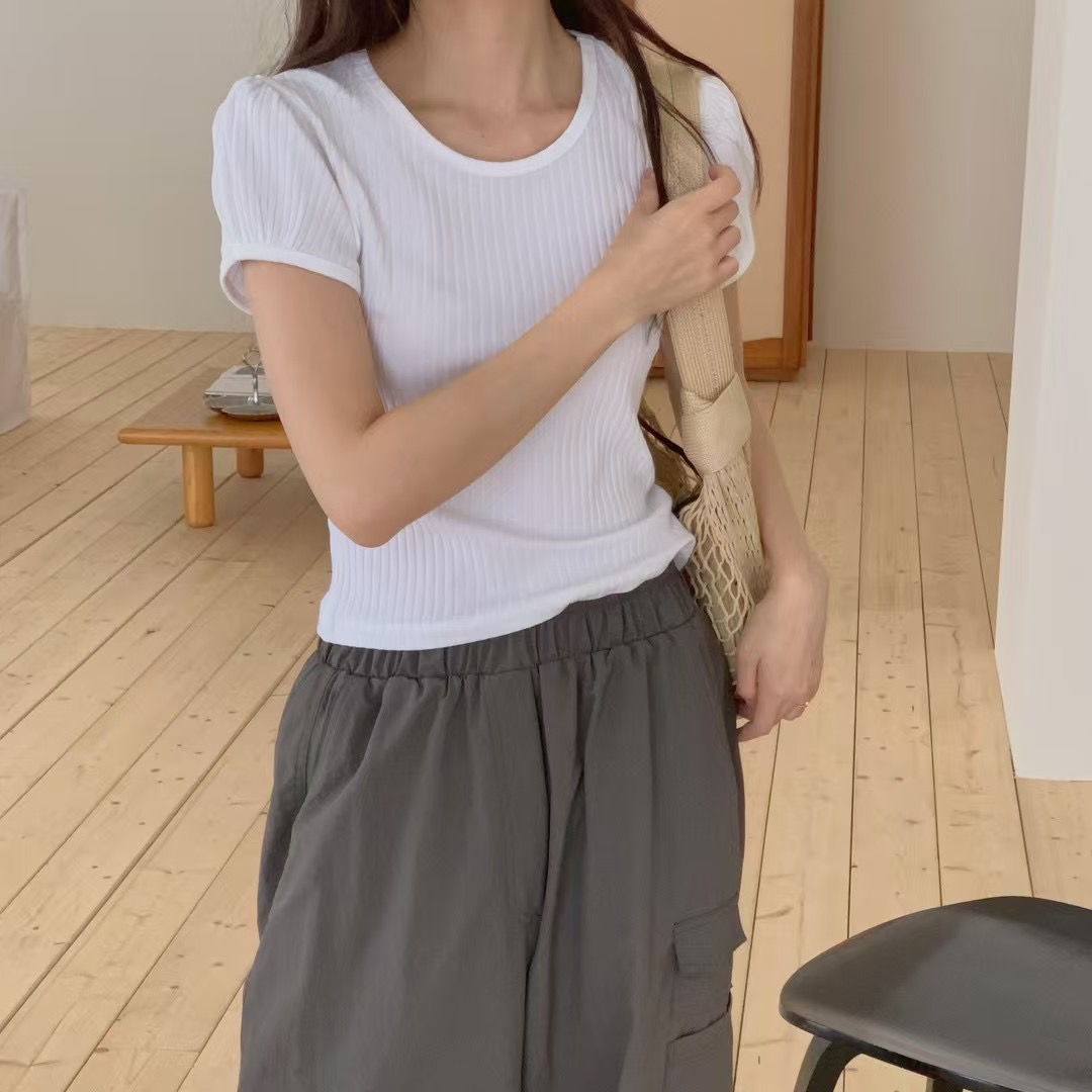 BREEZE-OT東大門㊣實拍女裝新品熱賣休閑時尚25春夏真品T恤BREEZE-OTT恤