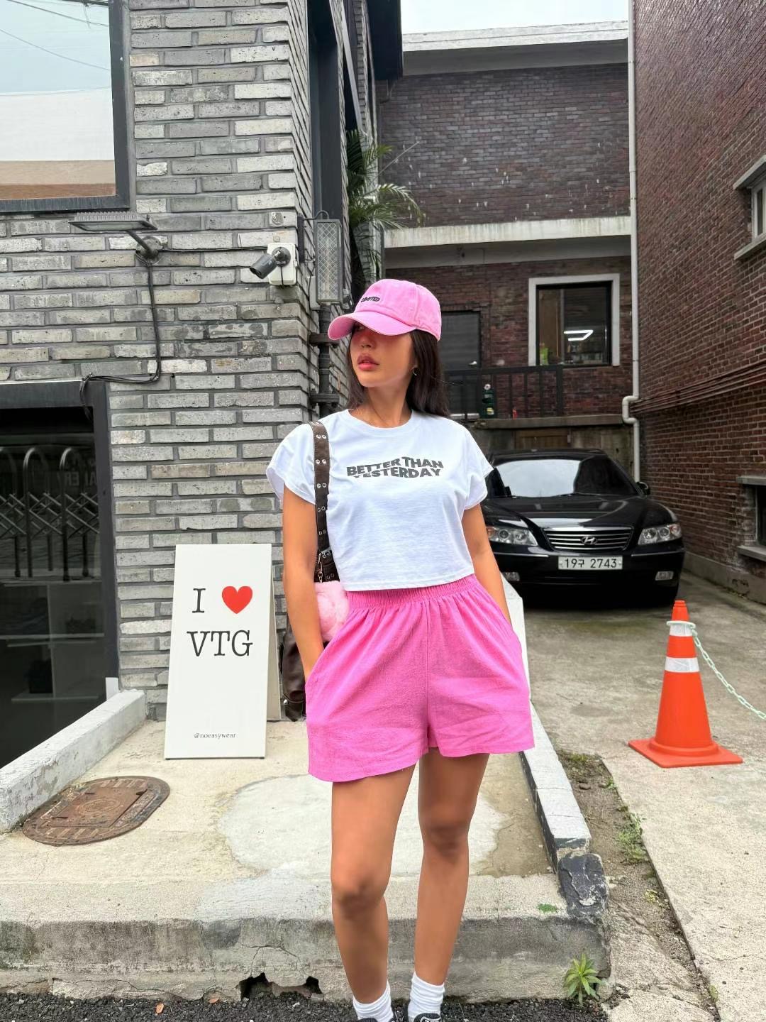 BCLOTHES-비클로스-T東大門㊣直郵女裝新款熱賣時尚休閑短褲BCLOTHES短褲圖色4