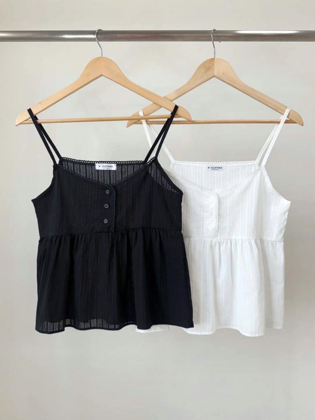 BCLOTHES-비클로스-T韓國直郵㊣女裝新款休閑熱賣吊帶背心BCLOTHES吊帶/背心
