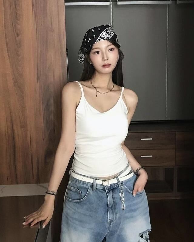 INBIBLE東大門㊣代購女裝新款25春夏休閑時尚推薦職業吊帶背心INBIBLE吊帶/背心圖色2