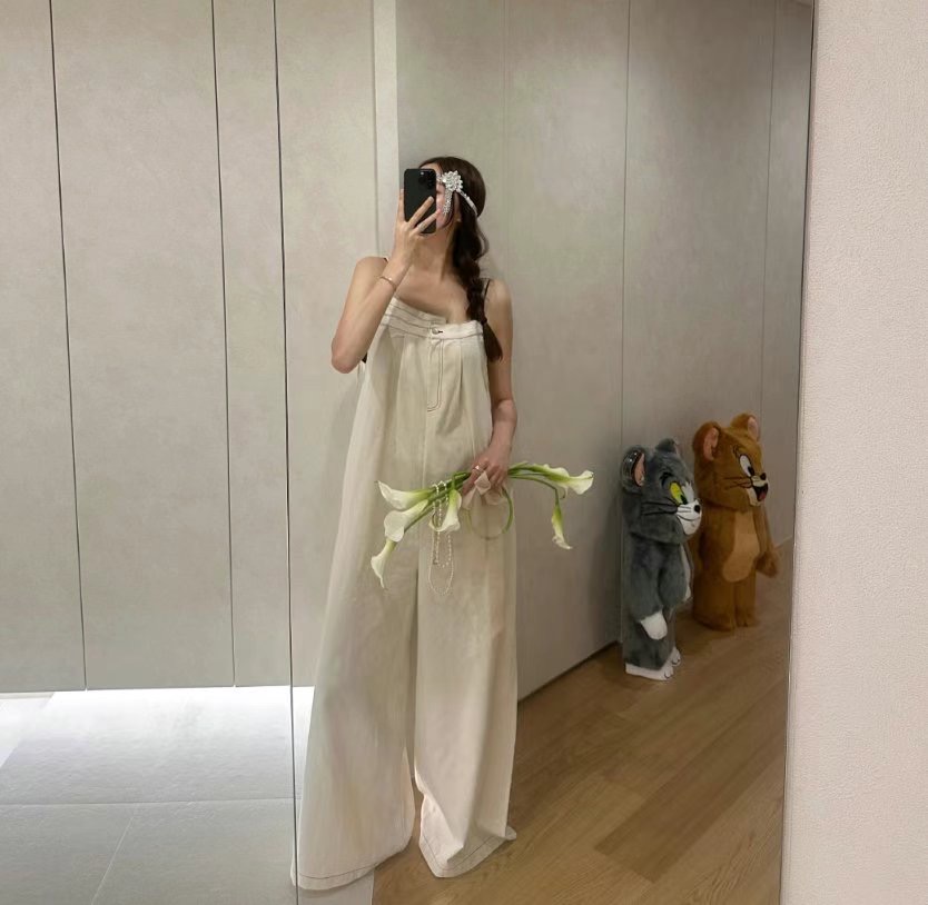 HAPER韓國代購㊣女裝新品真品25春夏時尚推薦休閑人氣連體褲HAPER連體褲圖色1