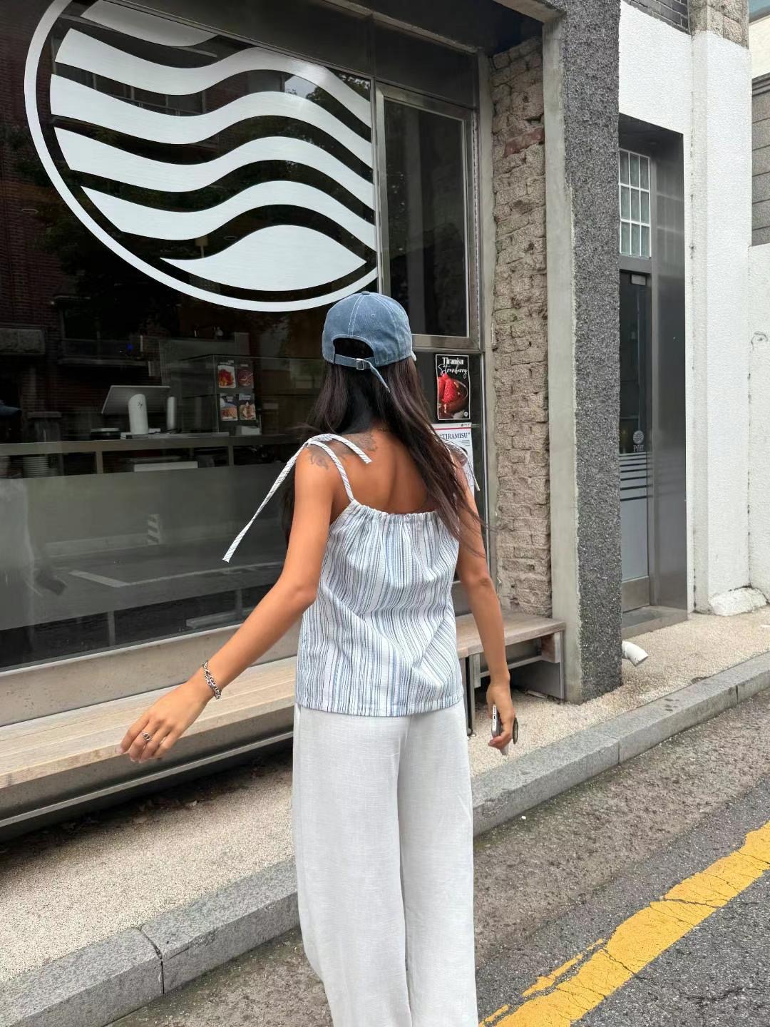 BCLOTHES-비클로스-T韓國代購㊣女士新品職業時尚吊帶背心BCLOTHES吊帶/背心