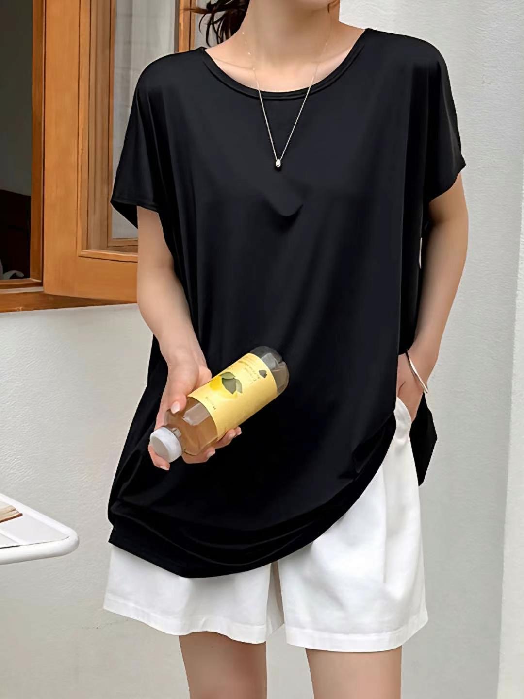 POMNANA韓國代購㊣女裝新品推薦人氣職業真品時尚休閑25春夏T恤POMNANAT恤圖色2