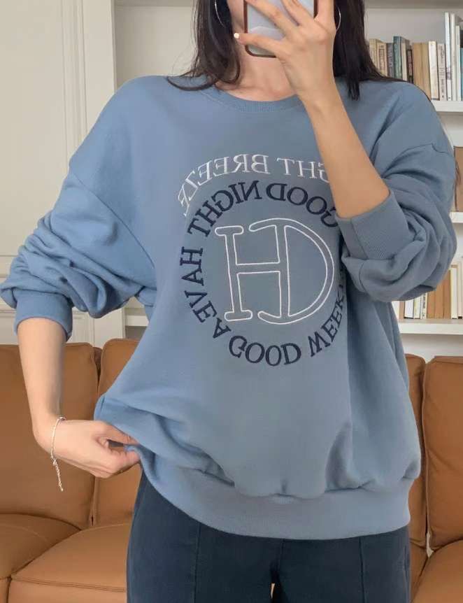 BBIBBICO東大門㊣直郵女裝新款真品時尚休閑25春夏熱賣衛衣BBIBBICO衛衣圖色2