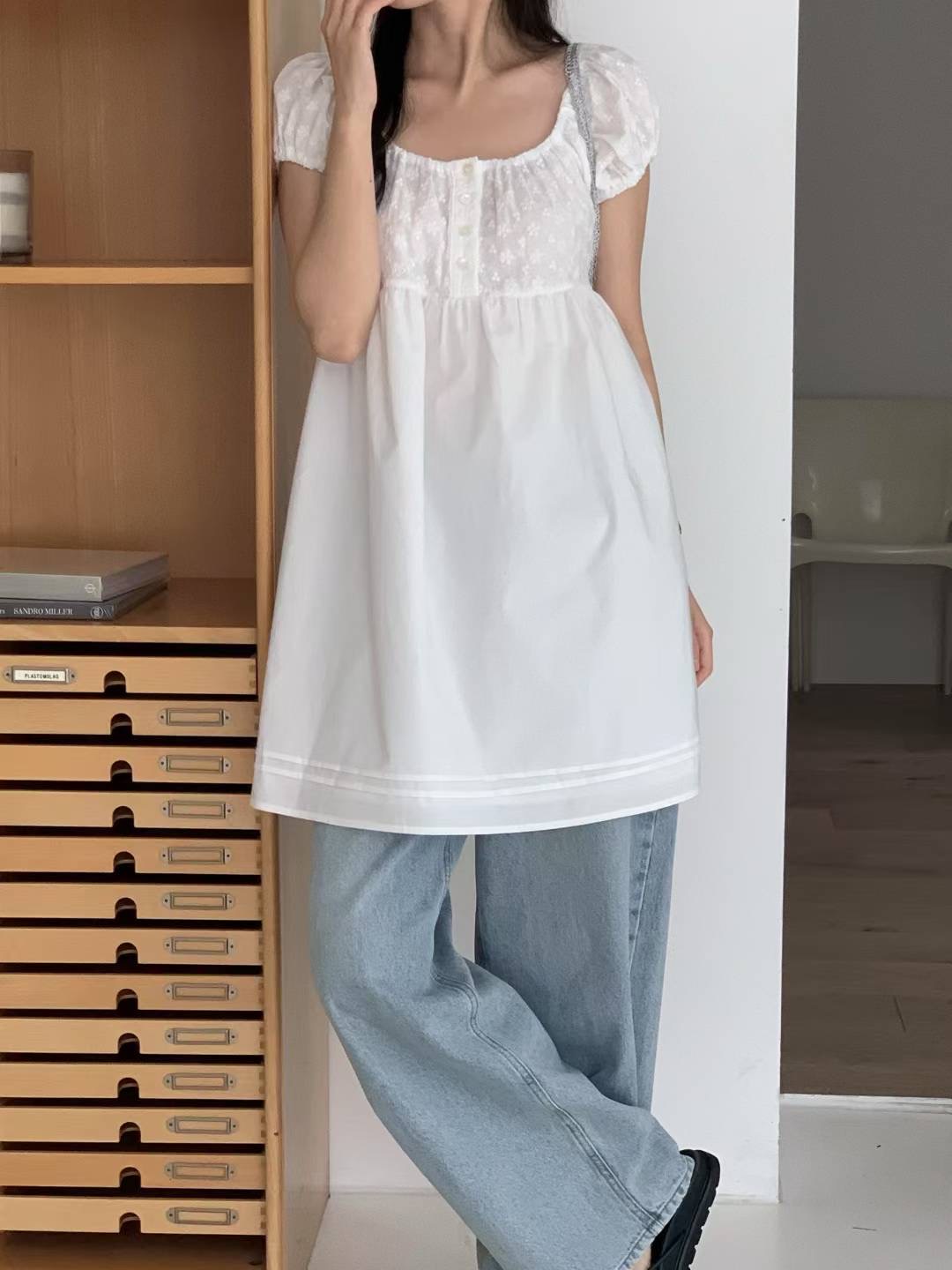 BILLOW韓國代購㊣女裝新款熱賣25春夏時尚推薦人氣休閑連衣裙BILLOW連衣裙圖色1